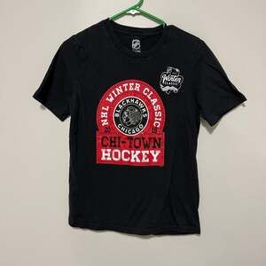 NHL Chicago Blackhawks Winter Classic Youth Shirt Hockey Notre Dame